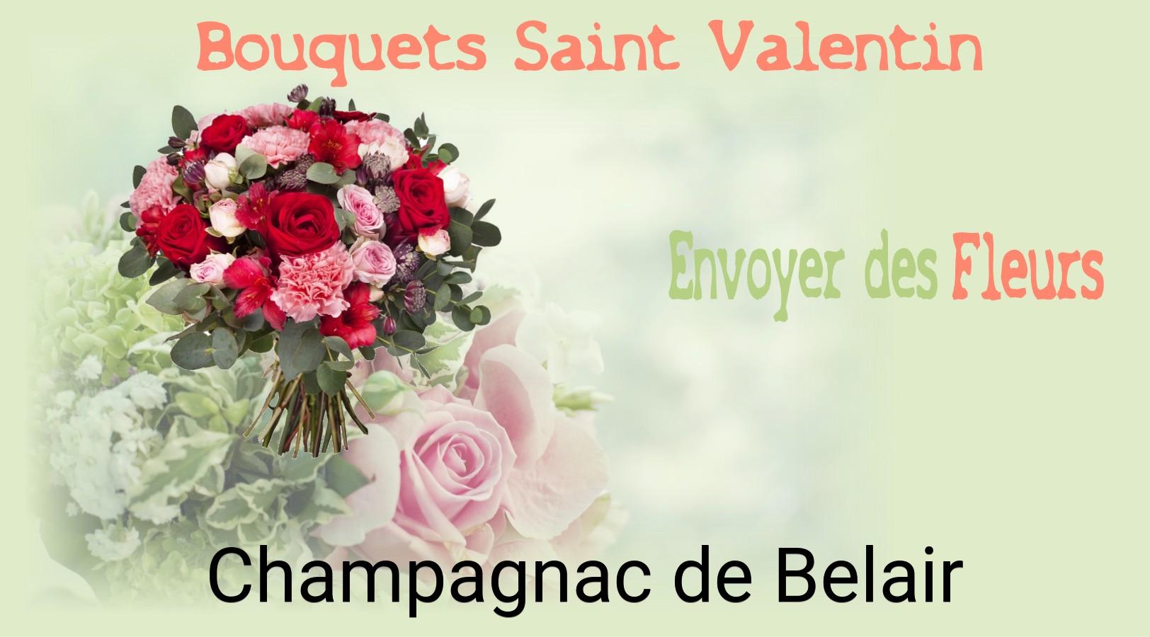 Roses de Saint-Valentin livrées à Champagnac-de-Belair